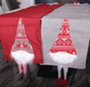 DKD Home Decor Camino de Mesa de Poliéster Rojo 34x170x1 cm