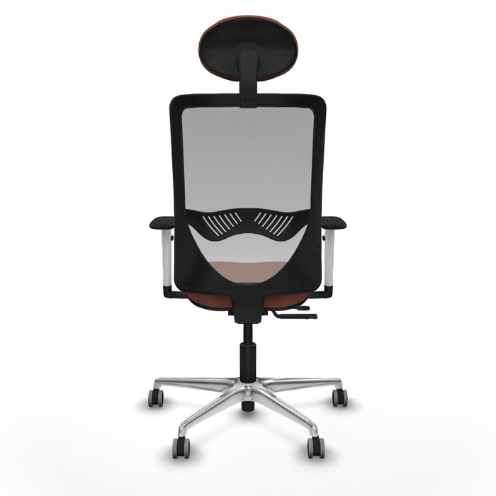 PIQUERAS Y CRESPO Silla de oficina Zulema con Mecanismo Sincro/Traslack Marrón y Gris PIQUERAS Y CRESPO Silla de oficina Zulema con Mecanismo Sincro/Traslack Marrón y Gris