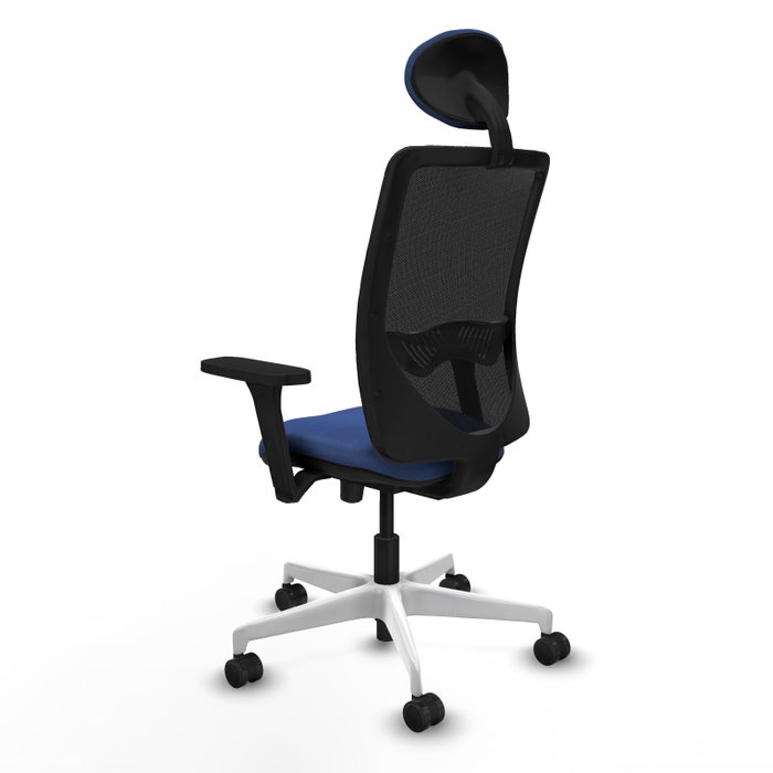 PIQUERAS Y CRESPO Silla de oficina Zulema Azul marino y Negro