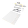 Emuca Kit de cajón para cocina o baño Vertex de altura 93mm con regulación 3D, tableros incluidos, módulo 900mm, Pintado blanco