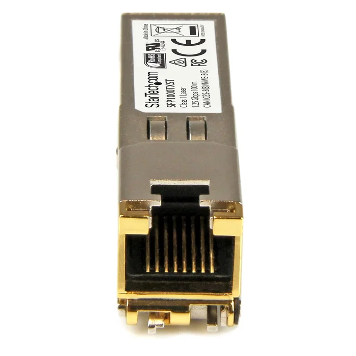 StarTech.com Módulo Transceptor SFP SFP1000TXST - Cobre 1000BASE-T/1 Gbps RJ45 hasta 100 m, Compatible MSA, Hot-Plug