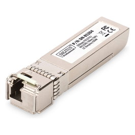 Digitus Módulo bidireccional SFP+ de 10 Gbps BiDi 1270/1330nm para Fibra Monomodo de 10km con LC y DDM