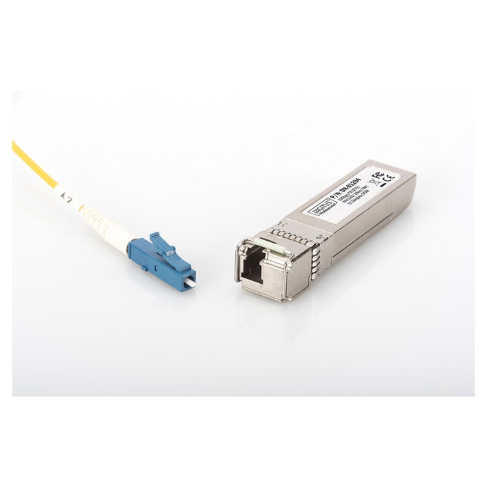 Digitus Módulo bidireccional SFP+ de 10 Gbps BiDi 1270/1330nm para Fibra Monomodo de 10km con LC y DDM