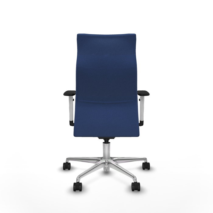 PIQUERAS Y CRESPO Sillón Albacete con Mecanismo Sincro, Tela Azul Marino, Base Aluminio PIQUERAS Y CRESPO Sillón Albacete con Mecanismo Sincro, Tela Azul Marino, Base Aluminio