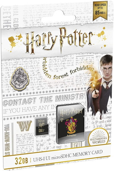 Emtec Tarjeta microSDHC 32 GB Harry Potter Gryffindor con adaptador