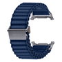 Samsung Correa Trail Band Watch Ultra Azul Titanio Nylon Acero Inoxidable para Galaxy Watch Ultra