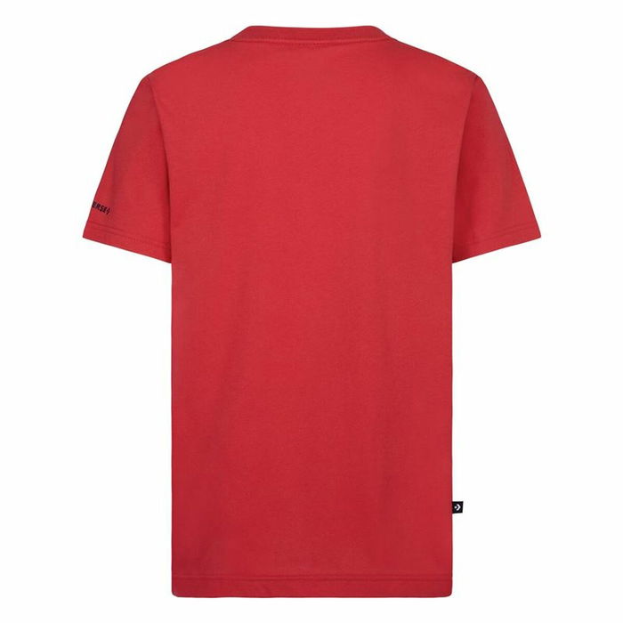 Camiseta de Manga Corta Infantil Converse Sustainable Core Sse Rojo