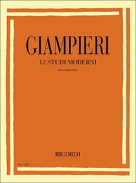RICORDI EDITORIAL, 12 STUDI MODERNI PER CLARINETTO