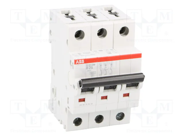 ABB S200M 3P 25A Característica B