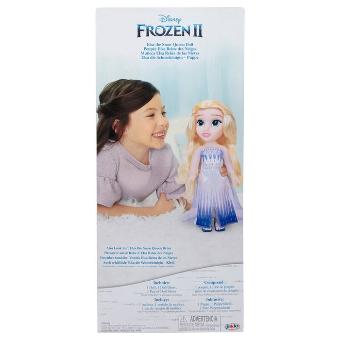 JAKKS PACIFIC Muñeca Elsa Reina de las Nieves Frozen 2 Disney 38cm
