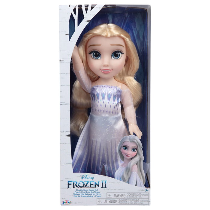 JAKKS PACIFIC Muñeca Elsa Reina de las Nieves Frozen 2 Disney 38cm