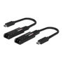 LINDY Extensor de fibra óptica USB 3.2 Tipo C a 100 metros