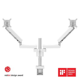 Vogel's MOMO 4237 Brazo para Monitor Dual Blanco