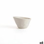 Bidasoa Bol Irregular Cerámico Cosmos Blanco 12 cm (6 Unidades)माही