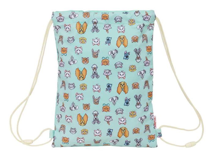Bolsa Mochila con Cuerdas Azul 26 x 34 x 1 cm