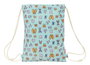 Bolsa Mochila con Cuerdas Azul 26 x 34 x 1 cm