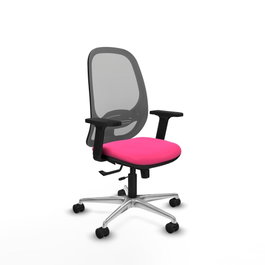 PIQUERAS Y CRESPO Silla de oficina Cilanco Rosa y Gris