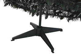 DKD Home Decor Árbol de Navidad Tradicional Rojo Verde PVC LED Plegable Desmontable 63.5 x 150 x 63.5 cm