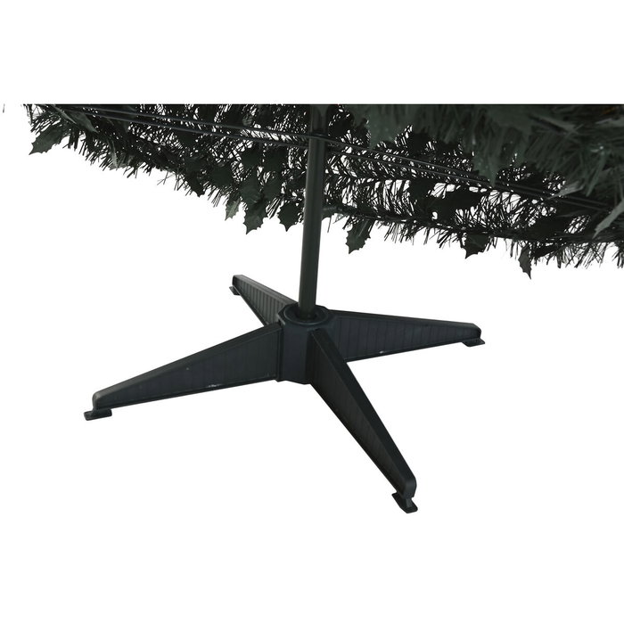 DKD Home Decor Árbol de Navidad LED Plegable Rojo de 150 cm