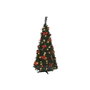 DKD Home Decor Árbol de Navidad LED Plegable Rojo de 150 cm
