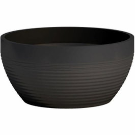 Garden Id Vaso Green Care Impact Black-Anth 25 x 12 cm