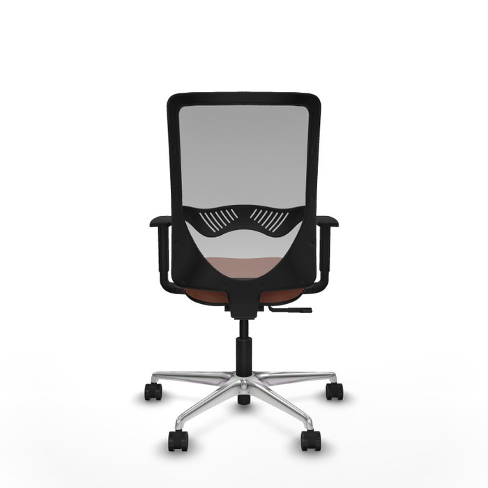 PIQUERAS Y CRESPO Silla de oficina Zulema con mecanismo Sincro, Marrón y Gris PIQUERAS Y CRESPO Silla de oficina Zulema con mecanismo Sincro, Marrón y Gris