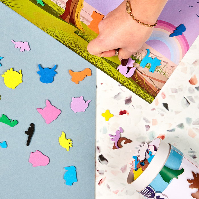 Jeux 2 momes Juego De 200 Pegatinas Papel