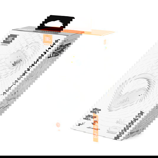 JBL Soundgear Sense Auriculares Inalámbricos Bluetooth 5.3 Open-Ear, IP54, 6h Autonomía, Blanco