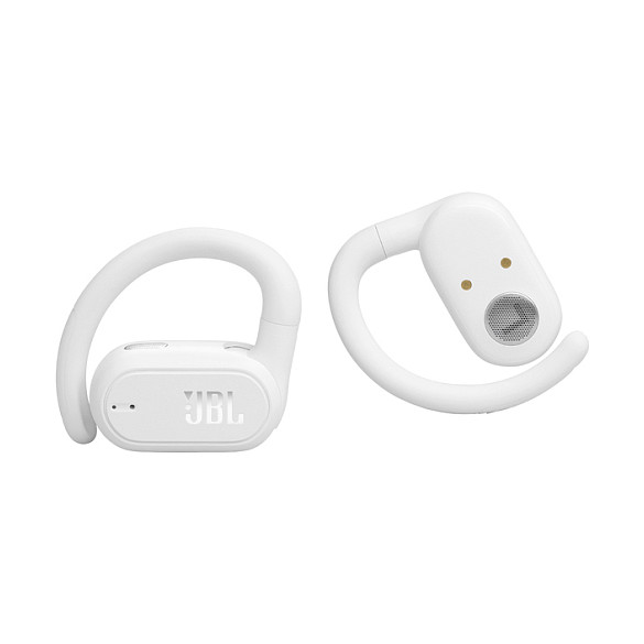JBL Soundgear Sense Auriculares Inalámbricos Bluetooth 5.3 Open-Ear, IP54, 6h Autonomía, Blanco