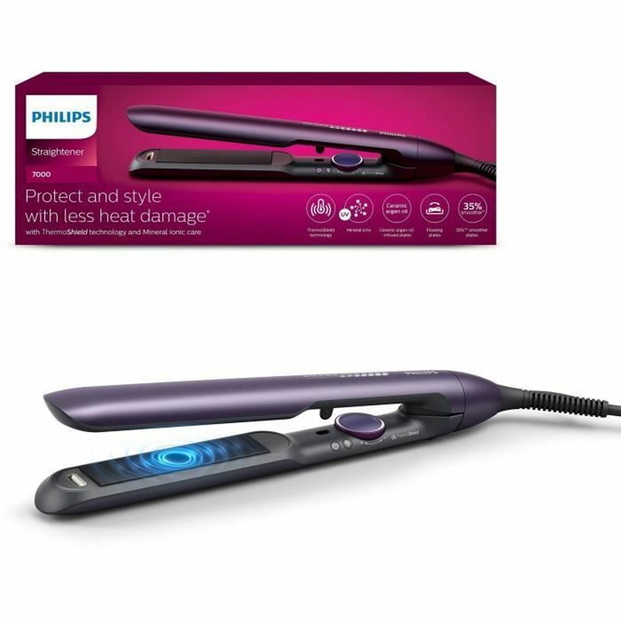 Philips Plancha de pelo Serie 7000 BHS752/00 Burdeos