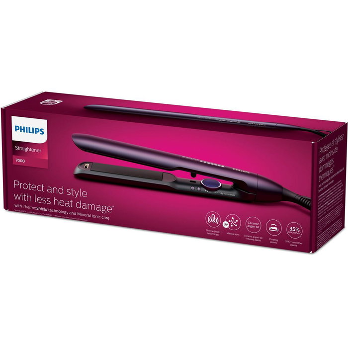 Philips Plancha de pelo Serie 7000 BHS752/00 Burdeos