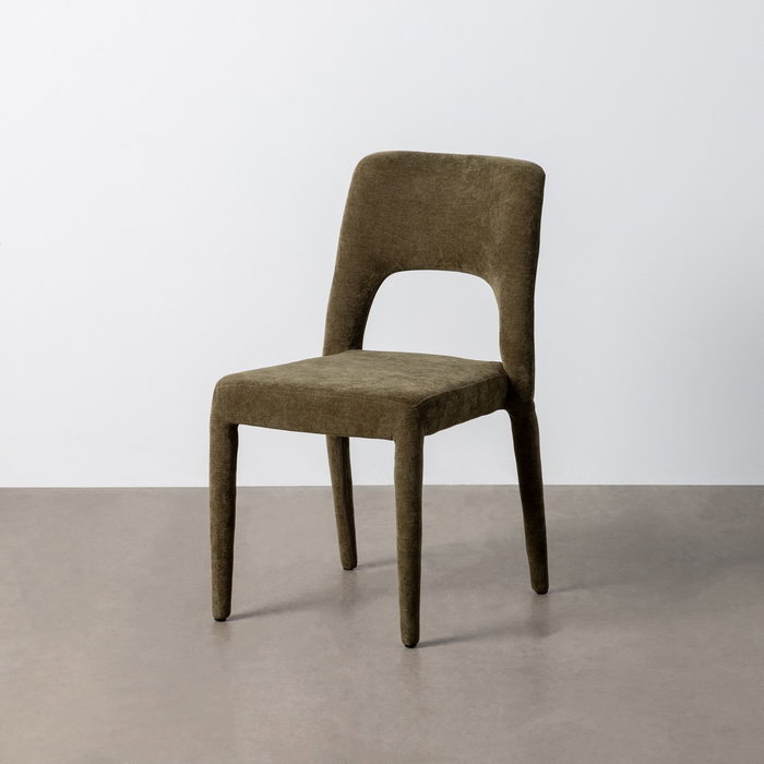 Silla Apilable Verde Tejido Salón 47 X 61 X 84 cm (Set de 4)