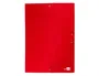 Liderpapel Carpeta Proyectos Folio Lomo 30mm Cartón Forrado Roja 250x350 mm