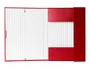 Liderpapel Carpeta Proyectos Folio Lomo 30mm Cartón Forrado Roja 250x350 mm