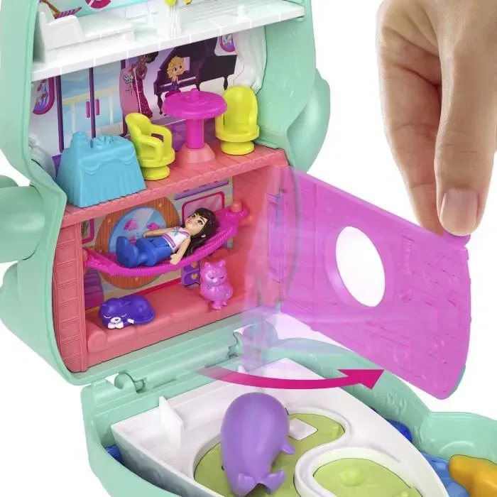 Polly Pocket MATJCR37 Caja de Crucero para Gatitos