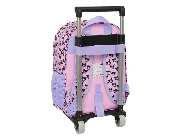 Safta Mochila Modelo 185 con Carro 705 Kuromi de 26x34x11cm