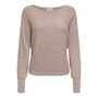 Sudadera sin Capucha Mujer Only Onladaline Life Beige L