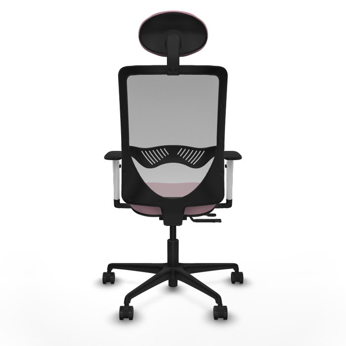PIQUERAS Y CRESPO Silla de oficina Zulema con mecanismo Sincro/Traslack, Rosa y Gris PIQUERAS Y CRESPO Silla de oficina Zulema con mecanismo Sincro/Traslack, Rosa y Gris