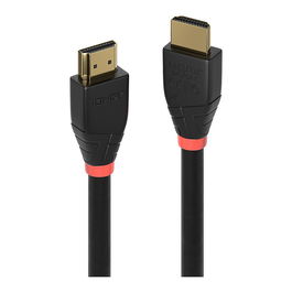 LINDY Cable HDMI Activo 4K 60Hz 7.5 Metros, Compatible 4K 3840 x 2160 @ 60Hz HDR 3D, Certificado HDMI 2.0b, Negro
