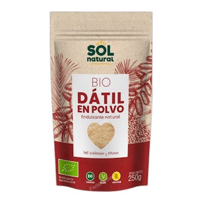 SOLNATURAL Azúcar de Dátil en Polvo BIO 250 g SOLNATURAL Azúcar de Dátil en Polvo BIO 250 g