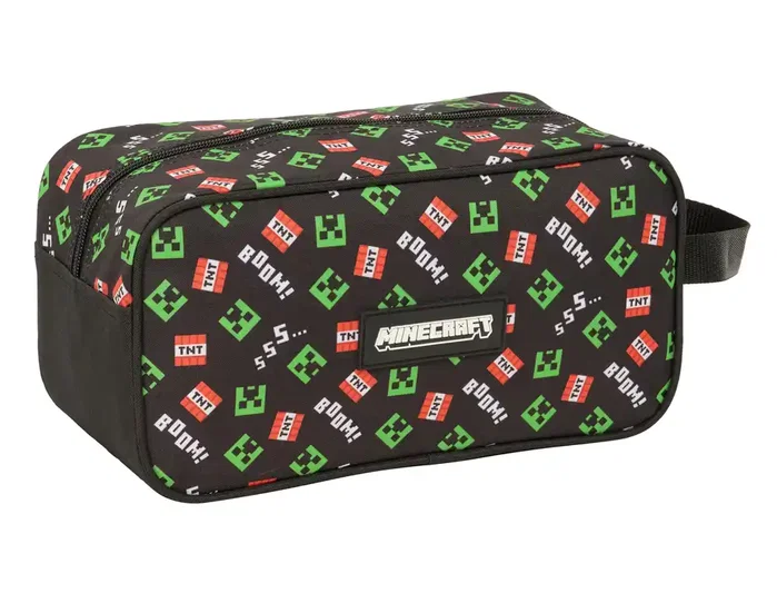Safta Zapatillero Minecraft Mediano 29x15x14cm