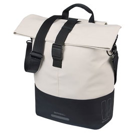 Basil Cove Bolsa Impermeable para Bicicleta 16L con Bandolera - Cuero Vegano MIK