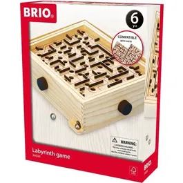 Brio 34000 Juego de Laberintos de Madera Original para Niños y Niñas a Partir de 6 Años