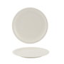 SUMMA MODERN Plato Llano de Vitroporcelana, 24 cm de Diámetro, Color Marfil para Vajilla (Set de 6)