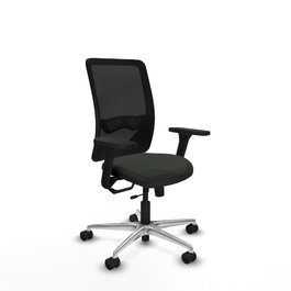 PIQUERAS Y CRESPO Silla de oficina Zulema Negra con Mecanismo Sincro/Traslack