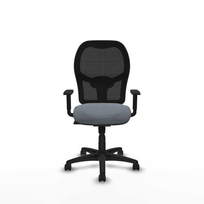 PIQUERAS Y CRESPO Silla de oficina Alocén Gris y Negro