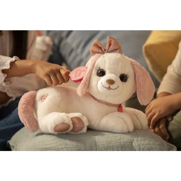 Gipsy Toys Perrito de peluche Puppy Bella GIP3268060565434, muy suave y se ilumina al ritmo de bonitas melodías - 30 cm