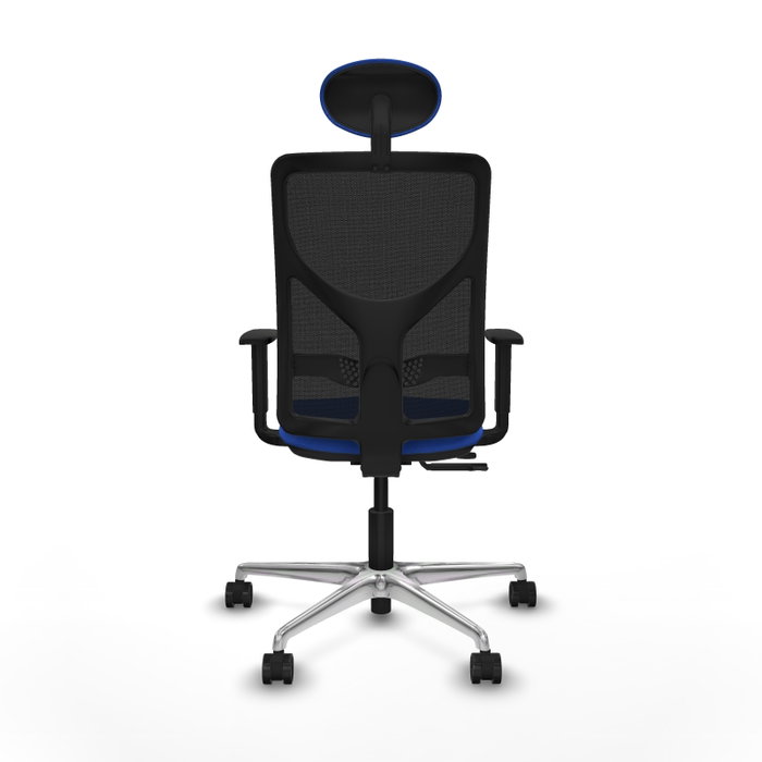 PIQUERAS Y CRESPO Silla de oficina Motilla con Mecanismo Sincro/Traslack Azul y Negro