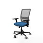 PIQUERAS Y CRESPO Silla de oficina Haches Azul claro y Gris