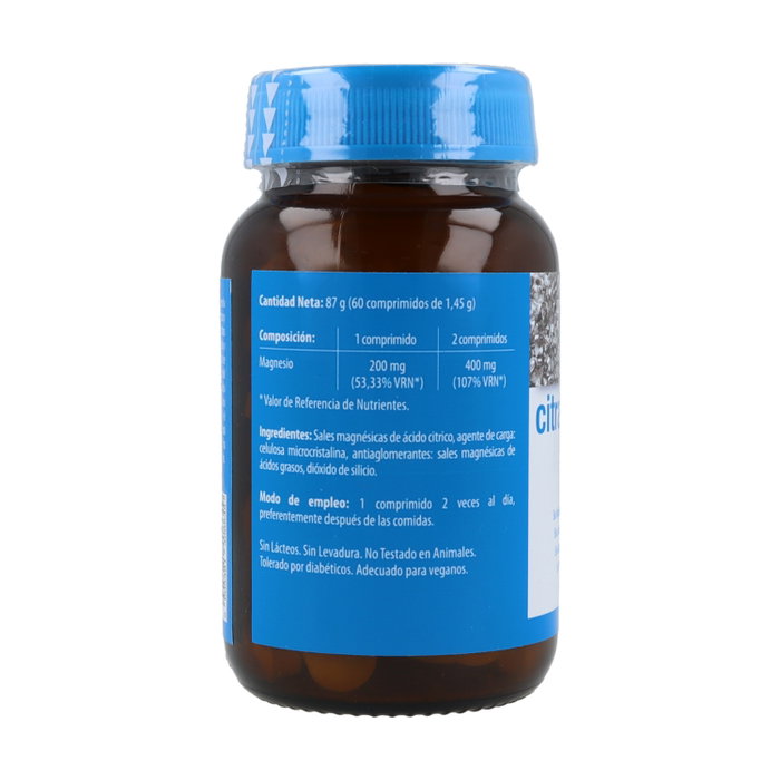 Naturmil Citrato de Magnesio 200mg 60 comprimidos Naturmil Citrato de Magnesio 200mg 60 comprimidos